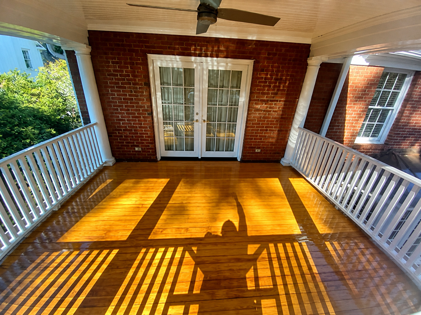 Deck after painting