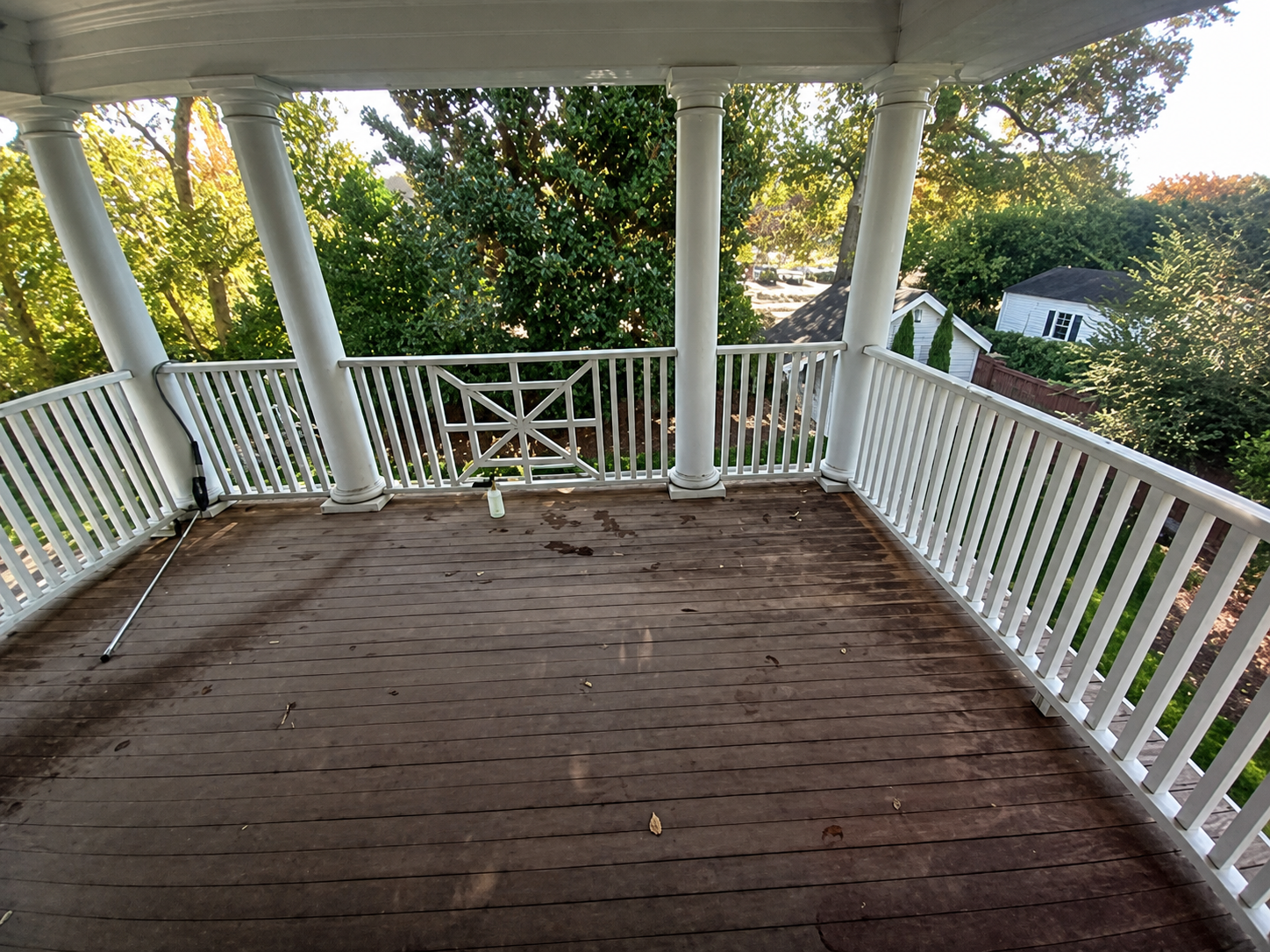 Deck before painting