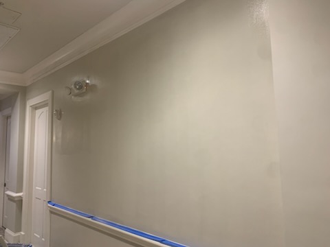 Completed painting project