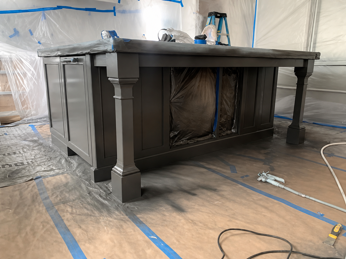 Completed painting project